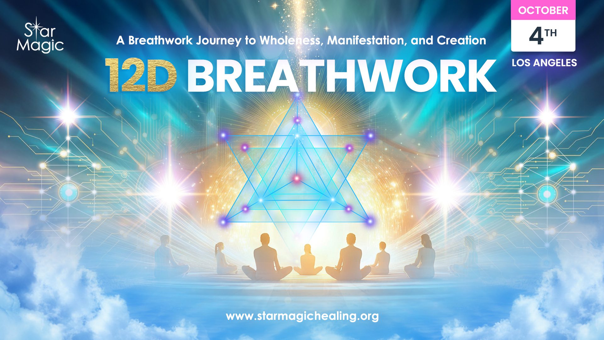 12D BREATHWORK, 4th October 2025, Los Angeles, USA - Star Magic Healing