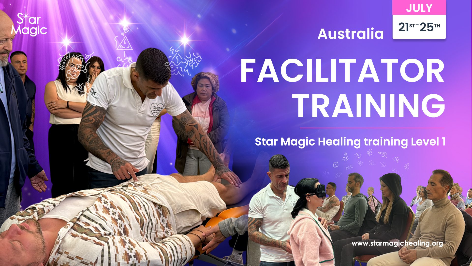 Star Magic Facilitator Training Level 1, 21st – 25th July 2025, Australia - Star Magic Healing