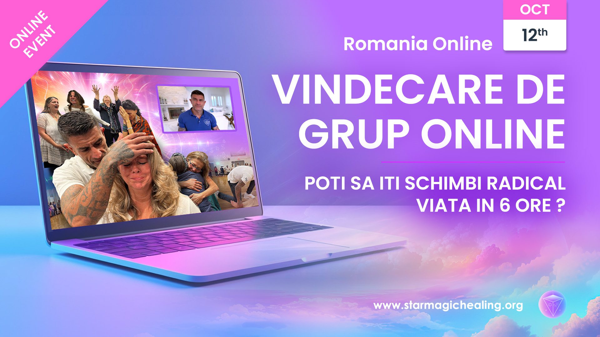 Online Group Healing Romanian 12th October - Star Magic Healing