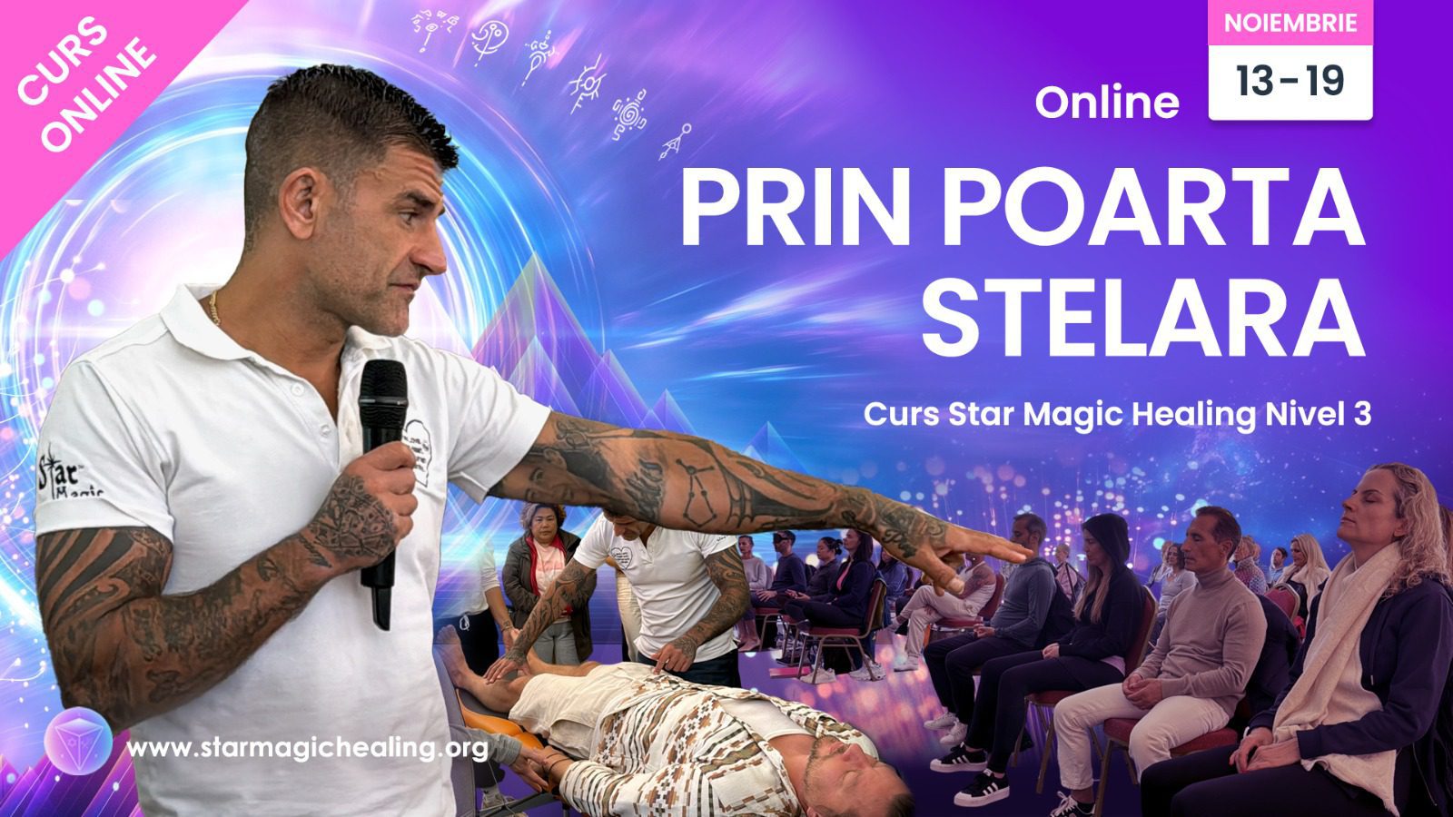 Prin Poarta Stelara, 13 – 19 Noiembrie 2025, Curs Online - Star Magic Healing